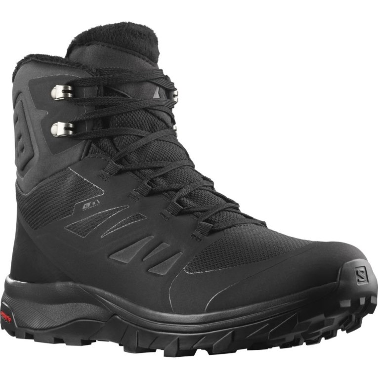 Botas de Invierno Salomon Outblast Thinsulate Climasalomon Impermeables Hombre Negros | MX ZUVP853